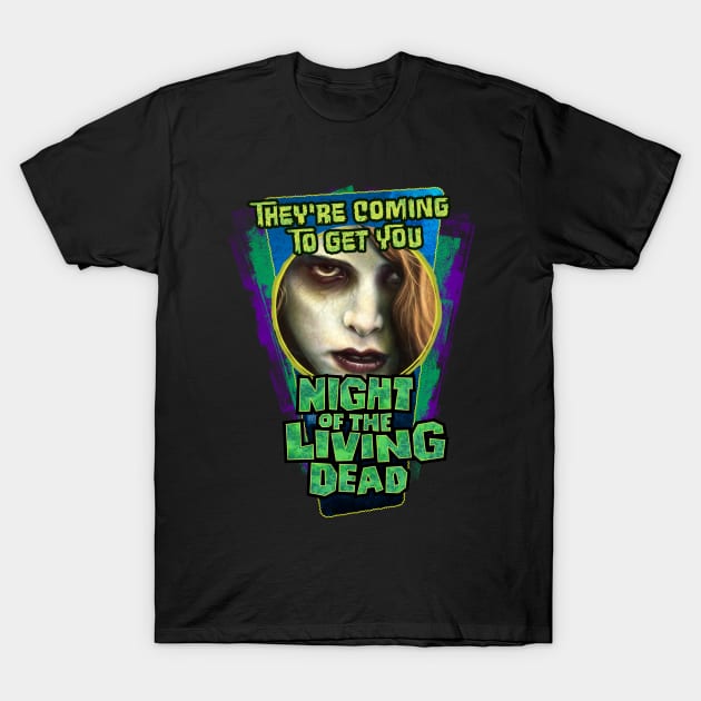 Night Of The Living Dead T-Shirt by Rosado